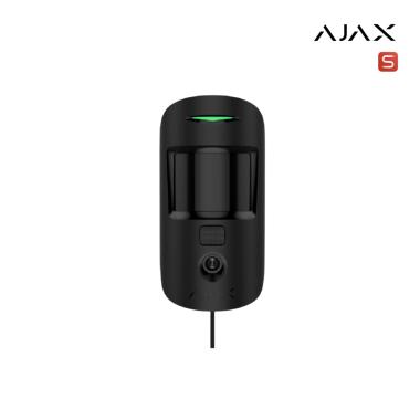 Superior MotionCam (PhOD) Fibra black | Rilevatore di movimento cablato con foto-verifica degli allarmi e immunità agli animali, supporta le foto su richiesta e foto per scenario