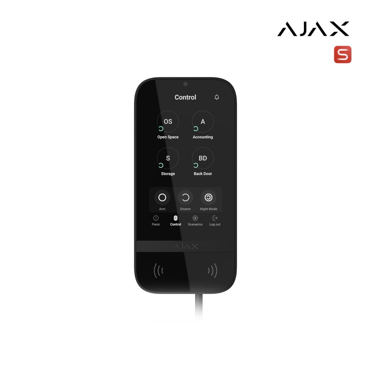 Superior KeyPad TouchScreen Fibra black | Tastiera TouchScreen cablata