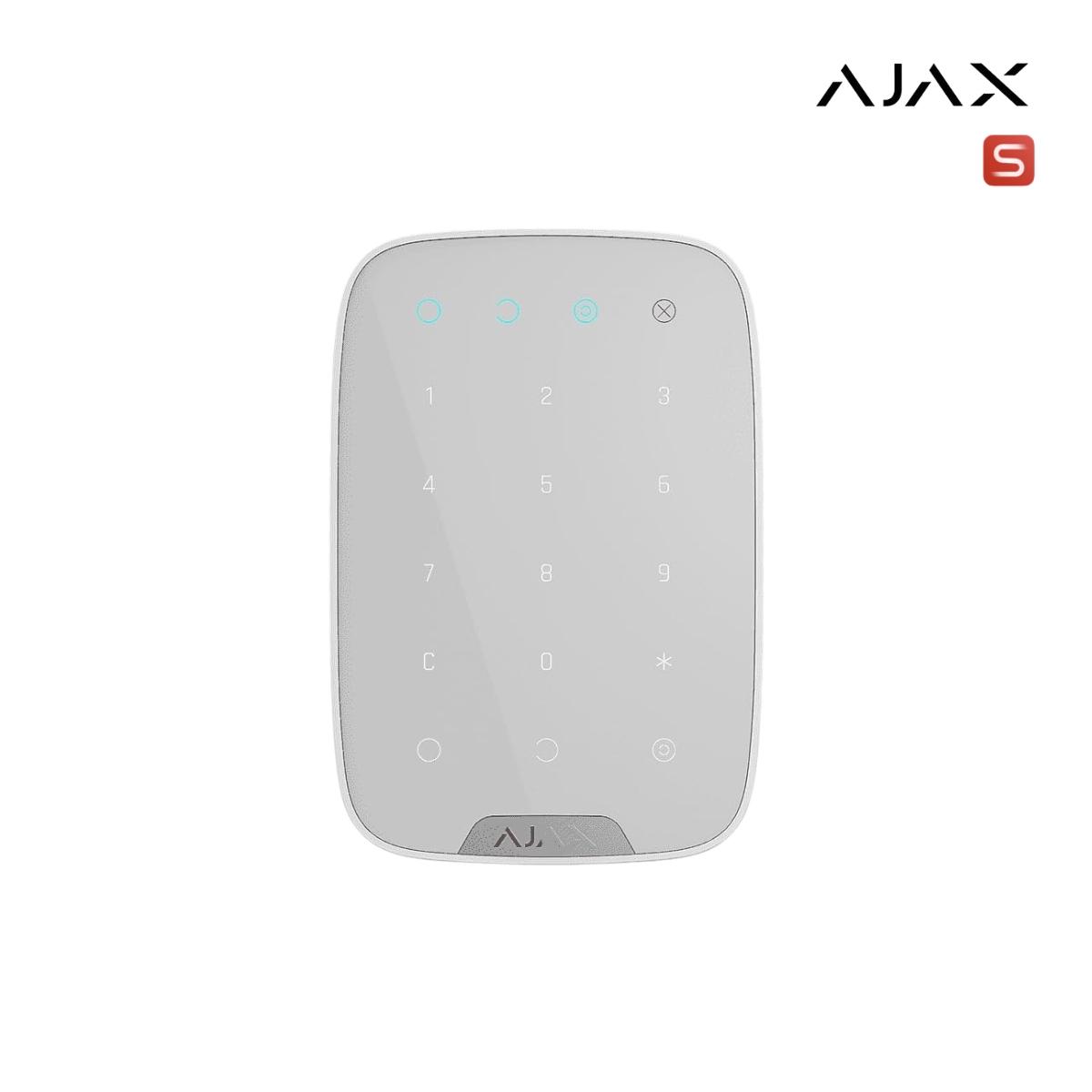 Superior KeyPad Plus Jeweller white | Tastiera touch wireless. Supporta carte e telecomandi contactless crittografati (Edizione Superior)