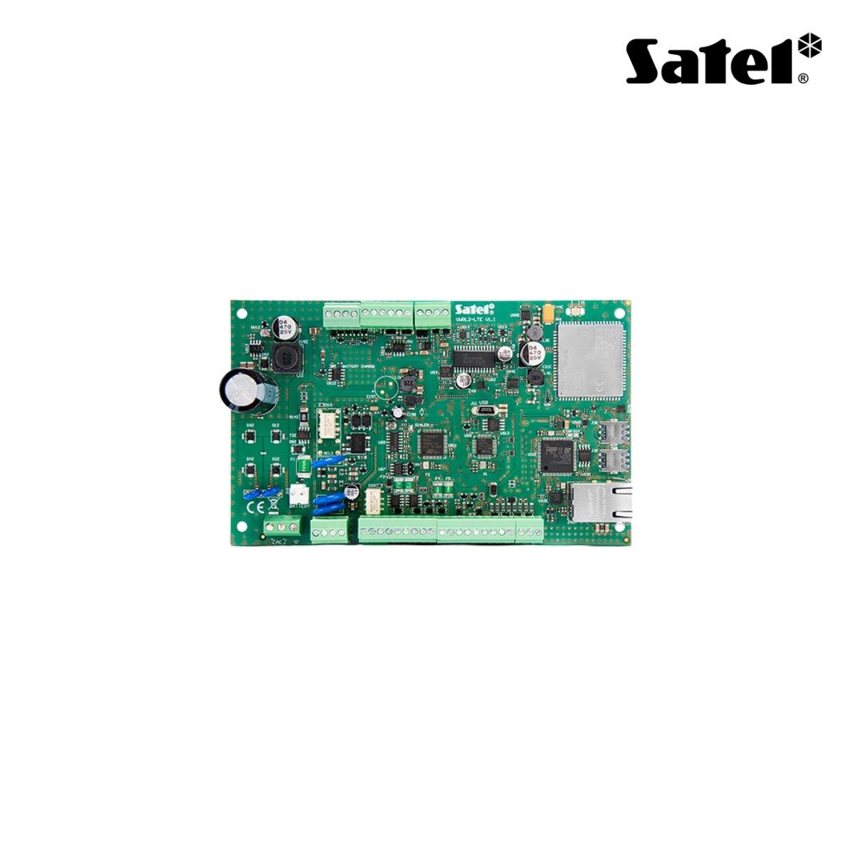 Kit centrale con moduli PSTN/LTE/4G doppia SIM, Ethernet, Scheda vocale, ascolto ambientale (scheda, contenitore, antenna e sirena inclusi) max. 30 zone, 12 uscite