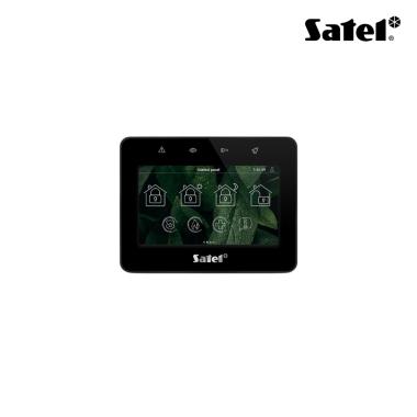 Tastiera touch personalizzabile 4.3'', con lettore di prossimità MIFARE (lettore compatibile solo con centrali INTEGRA), colore nero. Per Integra, Hybrid, Versa e Perfecta 64 M