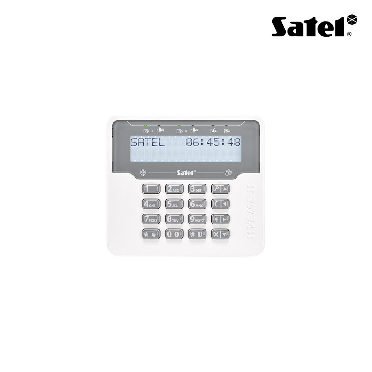 Tastiera LCD wireless con lettore di prossimità ABAX 2, retroilluminazione bianca per centrale Versa