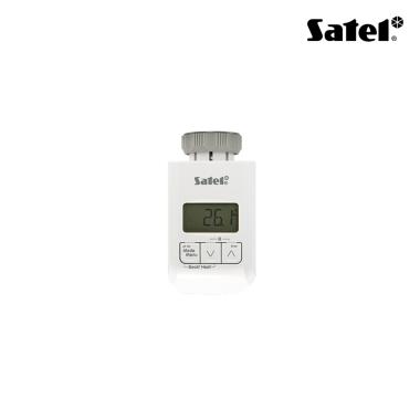 Testina intelligente wireless per radiatori, compatibile con valvole M30x1,5mm e Danfoss. Sensore di temperatura integrato (batterie AA non incluse)