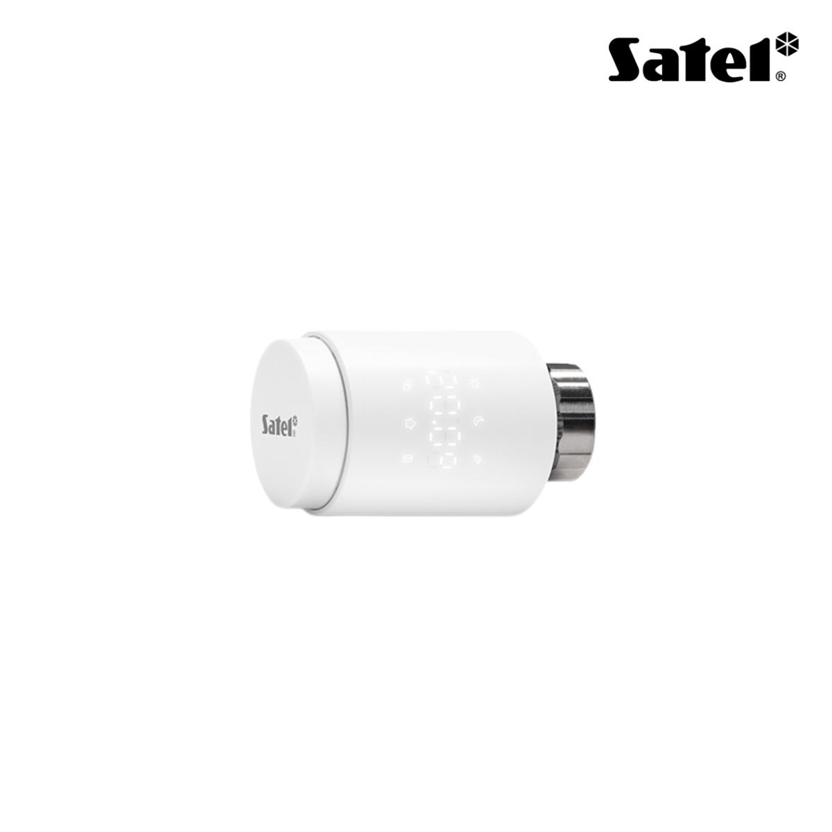Testina intelligente wireless per radiatori, compatibile con valvole M30x1,5mm e Danfoss. Sensore di temperatura integrato (batterie AA non incluse)