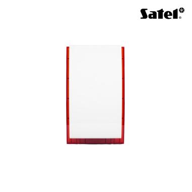 Sirena ottico ed acustica da esterno wireless (red, PIEZO) batteria inclusa