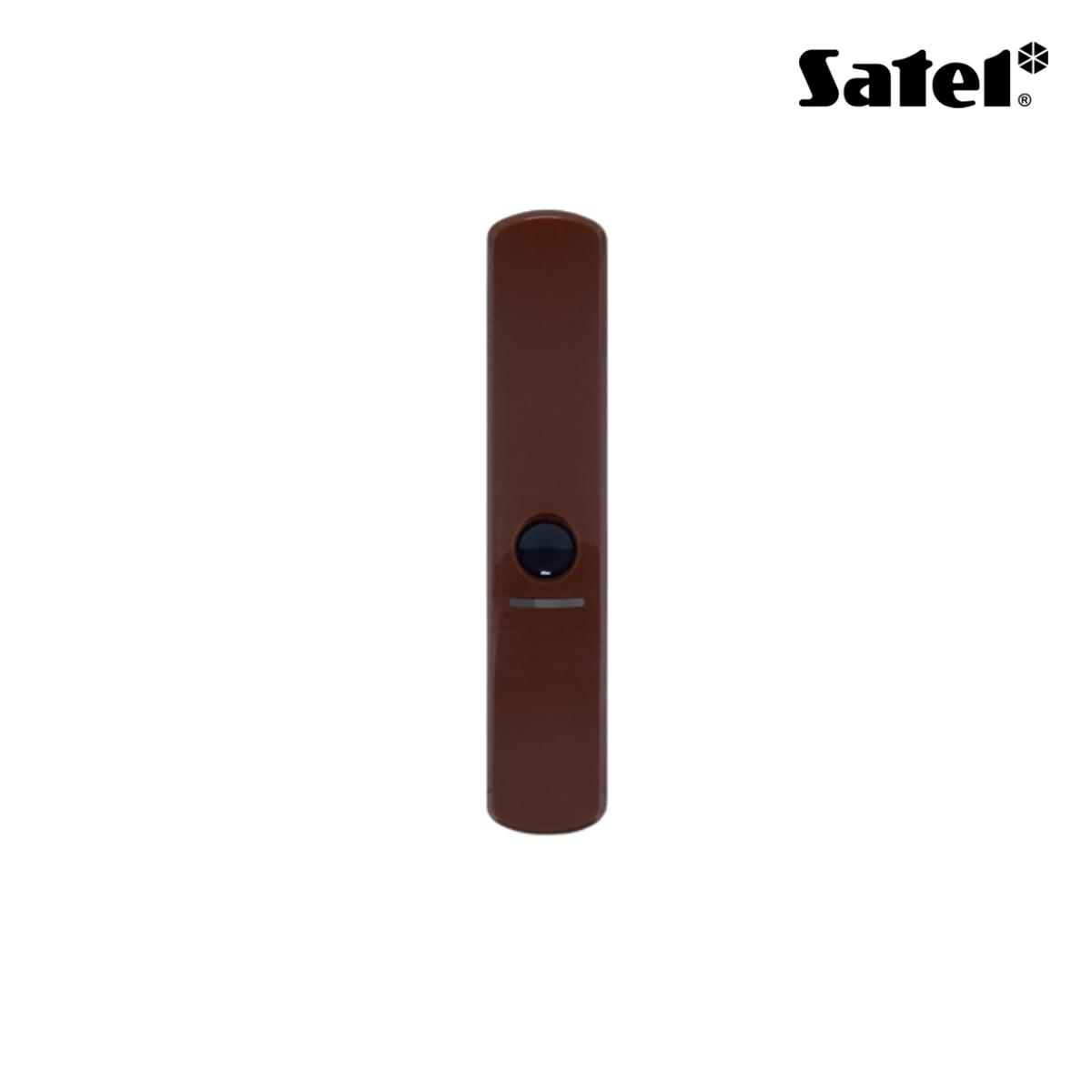 Mini rilevatore a tenda (dimensioni 20 x 102 x 25 mm), installazione centro finestra. Dimensione tenda 5 (h) x 2 (l) m. Colore marrone