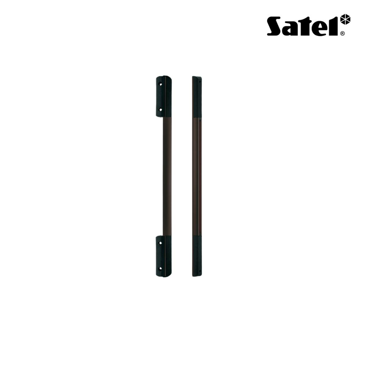 Barriera in alluminio da esterno ad infrarossi attivi , elettronica totalmente resinata, lunghezza 1841 mm, marrone