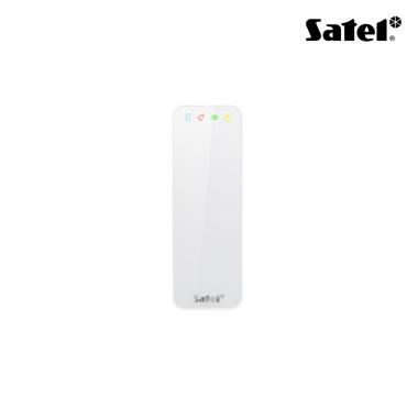 Lettore di prossimità MIFARE (13.56 MHz). Compatibile con ACCO-NET, ACCO, INTEGRA, sistemi di terze parti (protocolli OSDP 2.2 o Wiegand) e stand-alone (128 card)