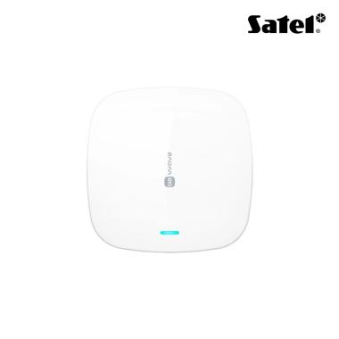 Centrale completamente wireless del sistema BE WAVE con tecnologia radio ABAX 2. Gestisce fino a 128 dispositivi, include connettività Wi-Fi ed Ethernet e dual sim 2G/4G, alimentaz