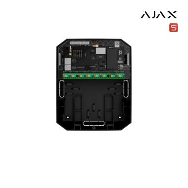 Superior Hub Hybrid (2G) black | Unità centrale del sistema di sicurezza ibrido con supporto di foto-verifica dell'allarme