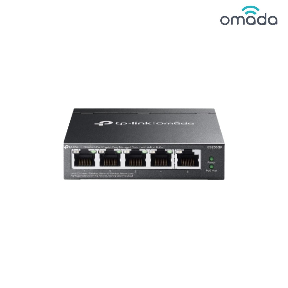 5-Port Gigabit Easy Man Switch 4 PoE+