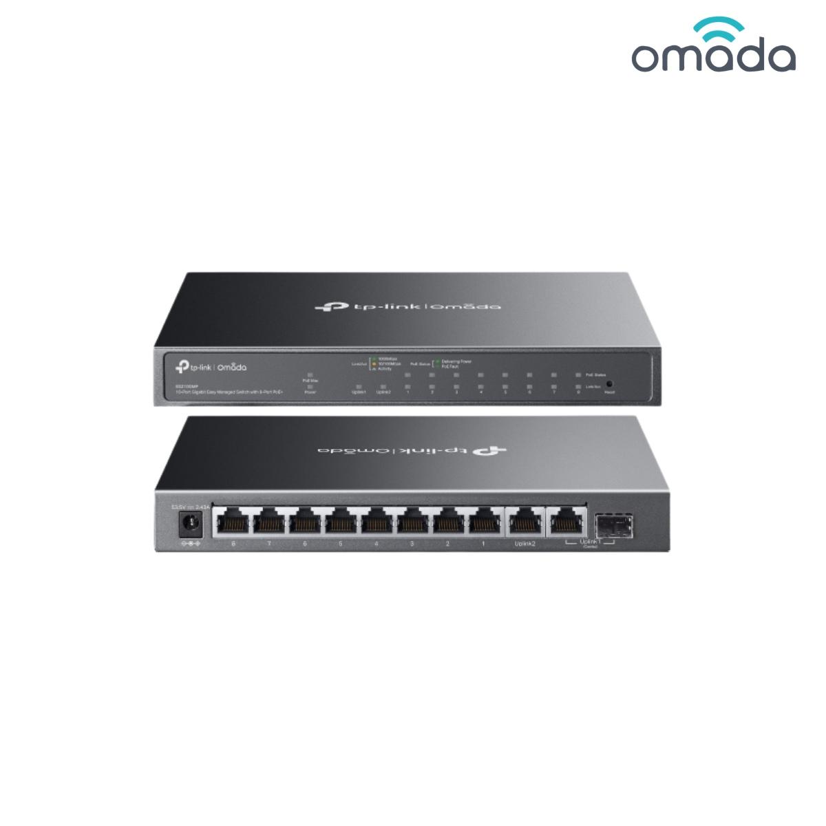 10-Port G Easy Man Switch 8 PoE+