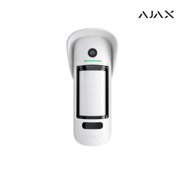 MotionCam Outdoor (Photo on demand) Jeweller ASP white | Rilevatore di movimento da esterno wireless con foto-verifica degli allarmi e immunità agli animali, protezione anti-masche