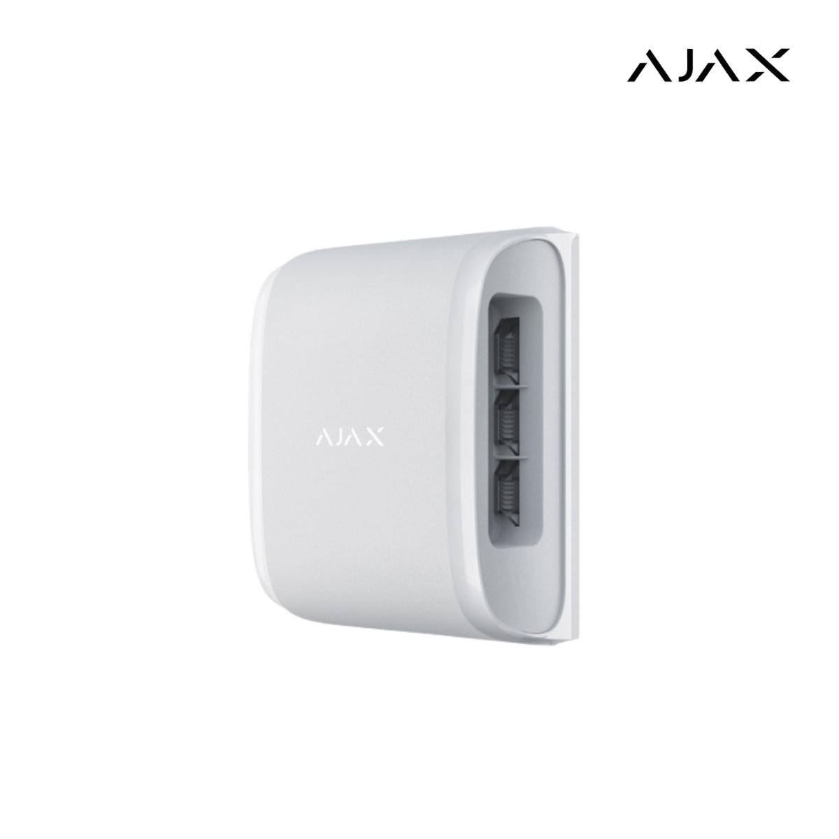 DualCurtain Outdoor ASP white | Rilevatore di movimento wireless a tenda doppio fascio da esterno con anti-mascheramento e immunità agli animali domestici