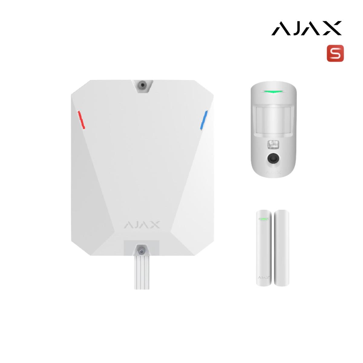 Kit Superior (8EU/ECG) ASP white | Kit Superior (8EU/ECG) ASP: Hub Hybrid (4G) MotionCam S (PhOD) DoorProtect S Plus (8PD)