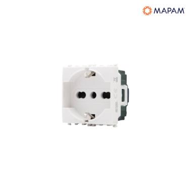 Presa schuko unel 3.0 gem bianco