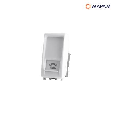 Presa telefono gem bianco