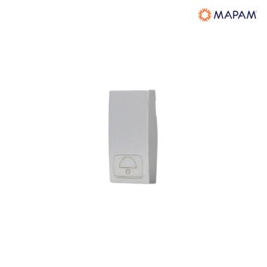 Cover pulsante campanello gem bianco